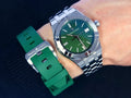 Shop Authentic Maurice Lacroix Aikon Automatic Green Dial Silver Steel Strap Watch for Men - AI1807-SS002-630-1 - Luxxuri