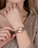  Shop Authentic Emporio Armani Gianni T Bar Quartz Rose Gold Dial Rose Gold Steel Strap Watch For Women - AR11342 - Luxxuri