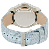  Shop Authentic Guess Limelight Quartz Blue Dial Blue Leather Strap Watch For Men - W0775l1 - Luxxuri