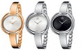  Shop Authentic Calvin Klein Impetuos Silver Dial Rose Gold Steel Strap Watch for Women - K4F2N616 - Luxxuri