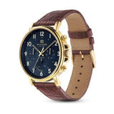  Shop Authentic Tommy Hilfiger Daniel Blue Dial Brown Leather Strap Watch for Men - 1710380 - Luxxuri