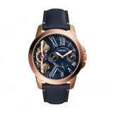  Shop Authentic Fossil Grant Twist Multifunction Blue Dial Blue Leather Strap Watch for Men - ME1162 - Luxxuri