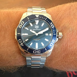  Shop Authentic Tag Heuer Aquaracer Blue Dial Watch for Men - WAY111C.BA0928 - Luxxuri