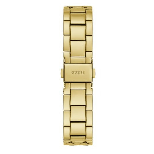  Shop Authentic Guess Rumour Quartz Gold Dial Gold Steel Strap Watch For Women - GW0613L2 - Luxxuri