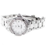  Shop Authentic Tag Heuer Aquaracer Diamonds Mother of Pearl White Dial Silver Steel Strap Watch for Women - WBD1415.BA0741 - Luxxuri