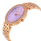  Shop Authentic Michael Kors Darci Purple Dial Rose Gold Steel Strap Watch for Women - MK3400 - Luxxuri
