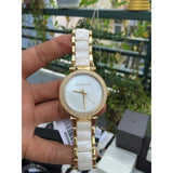  Shop Authentic Michael Kors Parker Mother of Pearl Dial Two Tone Steel Strap Watch for Women - MK6400 - Luxxuri