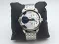  Shop Authentic Diesel Mini Daddy Dual Time Silver Dial Stainless Steel Watch For Men - DZ7305 - Luxxuri
