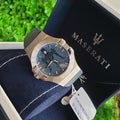  Shop Authentic Maserati Potenza Blue Dial Blue Leather Strap Watch For Men - R8851108015 - Luxxuri