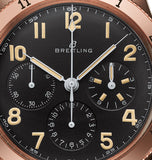  Shop Authentic Breitling Avi 1953 Edition Black Dial Brown Leather Strap Watch for Men - RB0920131B1X1 - Luxxuri