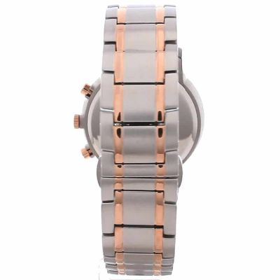  Shop Authentic Emporio Armani Renato Chronograph Blue Dial Two Tone Steel Strap Watch For Men - AR80025 - Luxxuri