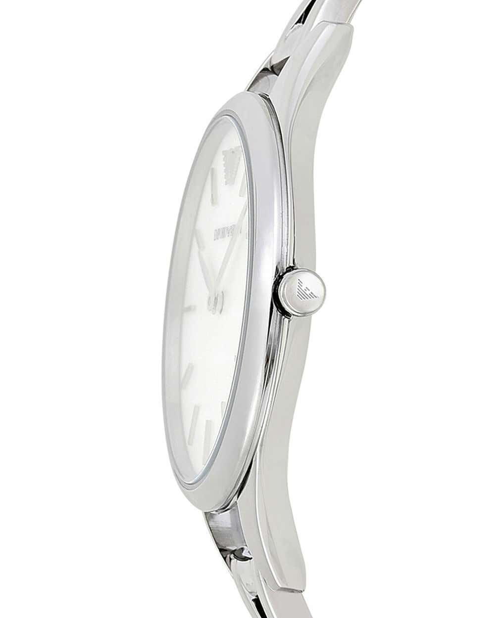  Shop Authentic Emporio Armani Aurora Mother Of Pearl White Dial Silver Steel Strap Watch For Women - AR11054 - Luxxuri