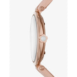  Shop Authentic Emporio Armani Arianna Mother of Pearl Dial Pink Leather Strap Watch For Women - AR11199 - Luxxuri