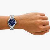  Shop Authentic Emporio Armani Mia Three Hand Crystals Blue Dial Silver Steel Strap Watch For Women - AR11630 - Luxxuri