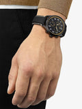  Shop Authentic Tissot Chrono XL Vintage Chronograph Black Dial Black Leather Strap Watch For Men - T116.617.36.052.02 - Luxxuri