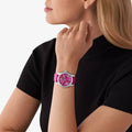  Shop Authentic Michael Kors Lexington Quartz Fuchsia Dial Fuchsia Leather Strap Watch For Women - MK4749 - Luxxuri