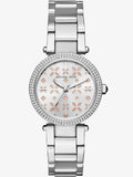  Shop Authentic Michael Kors Parker Silver Dial Silver Stainless Steel Strap Watch for Women - MK6483 - Luxxuri