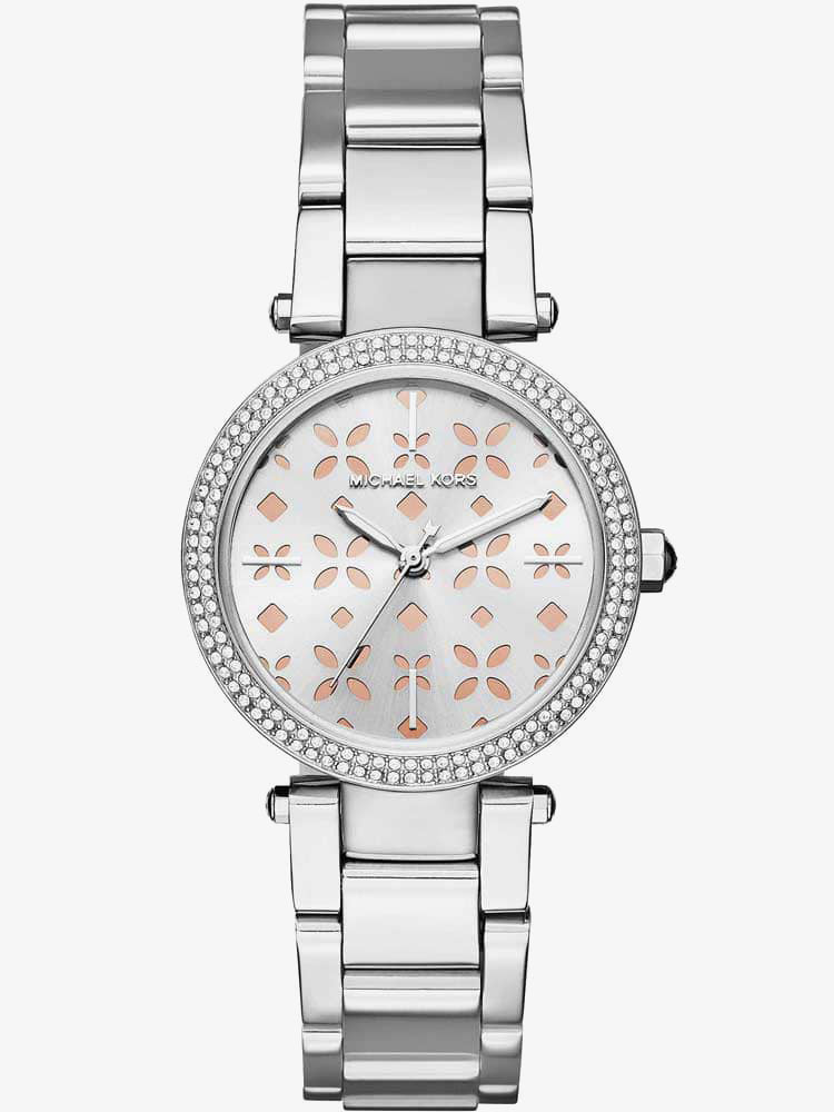 Shop Authentic Michael Kors Parker Silver Dial Silver Stainless Steel Strap Watch for Women - MK6483 - Luxxuri