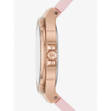  Shop Authentic Michael Kors Mini Lennox Three-Hand Rose Gold Dial Pink Silicone Strap Watch For Women - MK7282 - Luxxuri