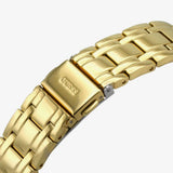  Shop Authentic Guess Cosmo Diamonds Gold Dial Gold Steel Strap Watch For Women - GW0033L2 - Luxxuri