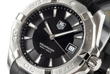  Shop Authentic Tag Heuer Aquaracer Quartz Black Dial Black Rubber Strap Watch for Men - WAY1110.FT8021 - Luxxuri