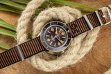  Shop Authentic Breitling Superocean Heritage '57 Outerknown Limited Edition Brown Dial Brown NATO Strap Watch for Men - U103701A1Q1W1 - Luxxuri