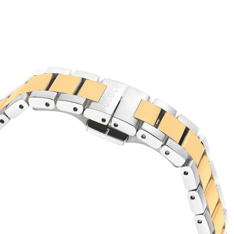  Shop Authentic Gucci G Timeless Quartz Diamonds Silver Dial Two Tone Steel Strap Watch For Women - YA1265016 - Luxxuri