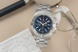  Shop Authentic Breitling Super Avenger Chronograph 48 Black Dial Silver Steel Strap Watch for Men - A13375101B1A1 - Luxxuri