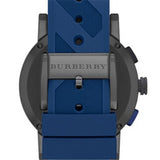  Shop Authentic Burberry The City Sport Chronograph Black Dial Blue Rubber Strap Watch For Men - BU9807 - Luxxuri