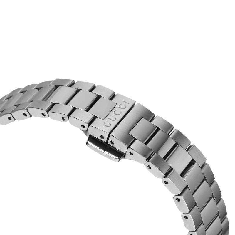  Shop Authentic Gucci G Timeless Quartz Pink Dial Silver Steel Strap Watch for Women - YA1265033 - Luxxuri