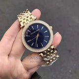  Shop Authentic Michael Kors Darci Blue Dial Gold Steel Strap Watch for Women - MK3406 - Luxxuri