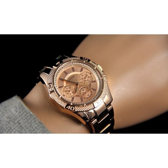  Shop Authentic Guess Phantom Mini Rose Gold Dial Rose Gold Steel Strap Watch for Women - W0235L3 - Luxxuri