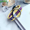  Shop Authentic Gucci G Timeless Quartz Yellow & Purple Dial Yellow & Purple NATO Strap Watch For Men - YA1264069 - Luxxuri