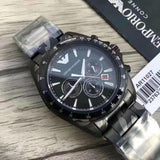  Shop Authentic Emporio Armani Sportivo Quartz Black Dial Black Steel Strap Watch For Men - AR11027 - Luxxuri
