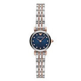  Shop Authentic Emporio Armani Gianni T Bar Quartz Blue Dial Two Tone Steel Strap Watch For Women - AR11222 - Luxxuri