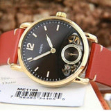  Shop Authentic Fossil The Commuter Twist Black Dial Brown Leather Strap Watch for Men -  ME1166 - Luxxuri