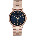  Shop Authentic Marc Jacobs Baker Blue Dial Rose Gold Steel Strap Watch for Women - MBM3330 - Luxxuri