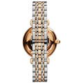 Emporio Armani Gianni T Bar Grey Dial Two Tone Steel Strap Watch For Women - AR1840