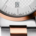 Gucci G Timeless Silver Dial Two Tone Steel Strap Watch For Men - YA126447