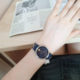  Shop Authentic Versace V-Twist Quartz Blue Dial Blue Leather Strap Watch for Women - VELS00119 - Luxxuri