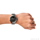  Shop Authentic Armani Exchange Hampton Chronograph Black Dial Silver Steel Strap Watch For Men - AX2103 - Luxxuri