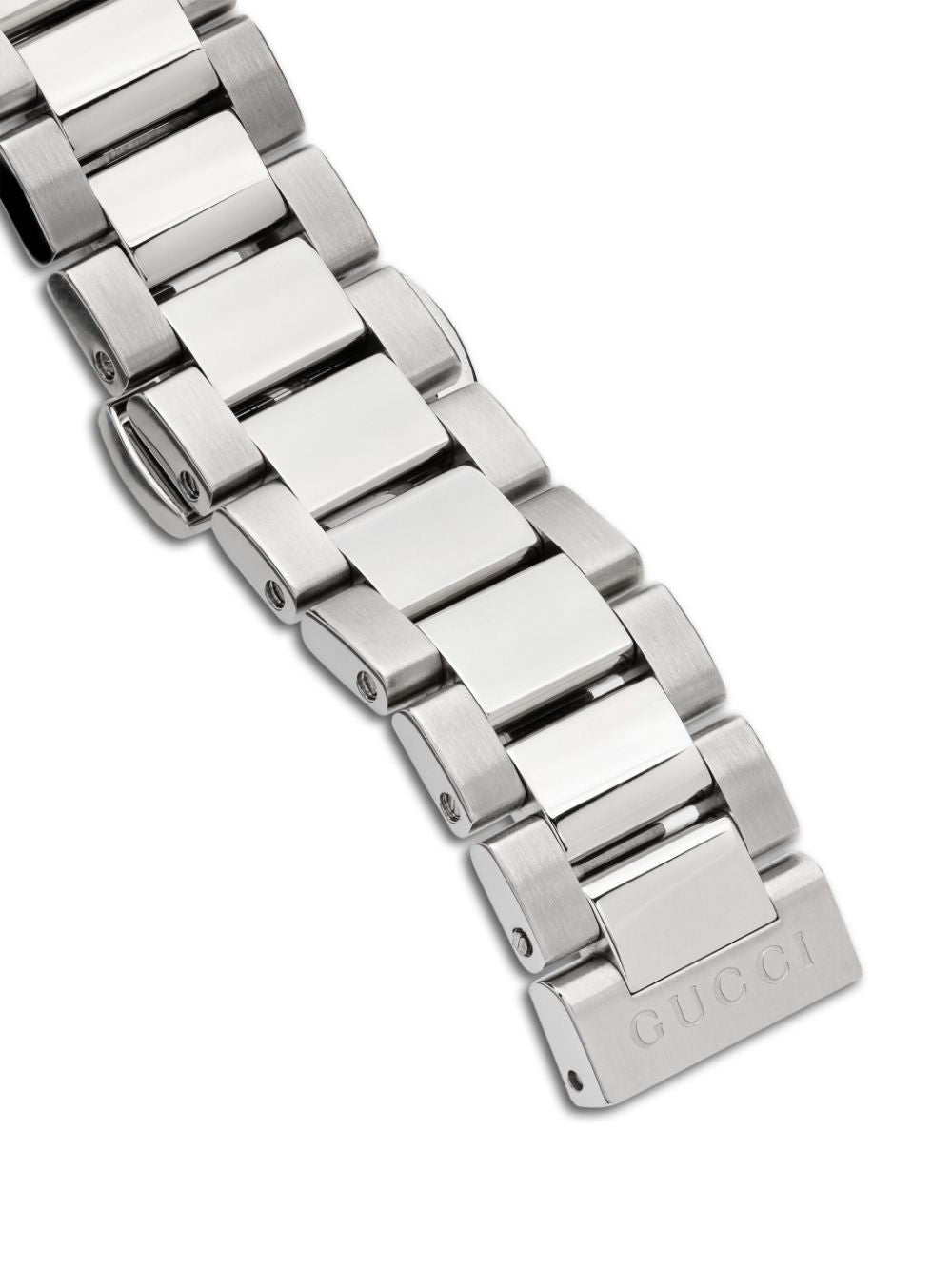  Shop Authentic Gucci G Timeless Quartz Pink Dial Silver Steel Strap Watch for Women - YA1265061 - Luxxuri