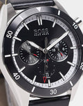  Shop Authentic Hugo Boss Chronograph Black Dial Black Leather Strap Watch for Men - 1513864 - Luxxuri