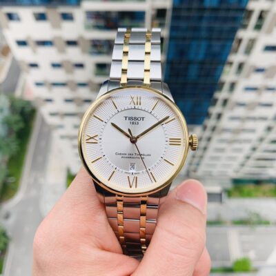  Shop Authentic Tissot Chemin des Tourelles Powermatic 80 Silver Dial Two Tone Steel Strap Watch for Men - T099.407.22.038.02 - Luxxuri