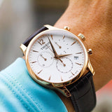  Shop Authentic Tissot T Classic Tradition Chronograph White Dial Brown Leather Strap Watch For Men - T063.617.36.037.00 - Luxxuri