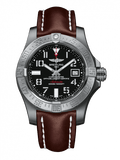 Shop Authentic Breitling Avenger II Seawolf Stainless Steel 45mm Brown Leather Strap Mens Watch - A1733110/BC31/438X - Luxxuri