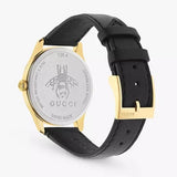  Shop Authentic Gucci G-Timeless Mother of Pearl Dial Black Leather Strap Watch For Women - YA1264044 - Luxxuri