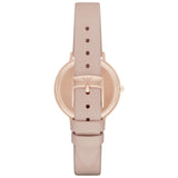  Shop Authentic Emporio Armani Kappa Rose Gold & White Dial Beige Nude Leather Strap Watch For Women - AR2510 - Luxxuri