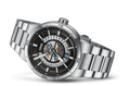 Oris TT1 Engine Date Skeleton Black Dial Silver Steel Strap Watch for Men - 0173377524124-0782408