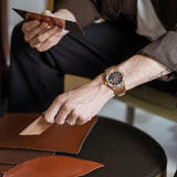  Shop Authentic Maurice Lacroix Aikon Automatic Brown Dial Brown Leather Strap Watch For Men - AI6008-BRZ01-730-3 - Luxxuri